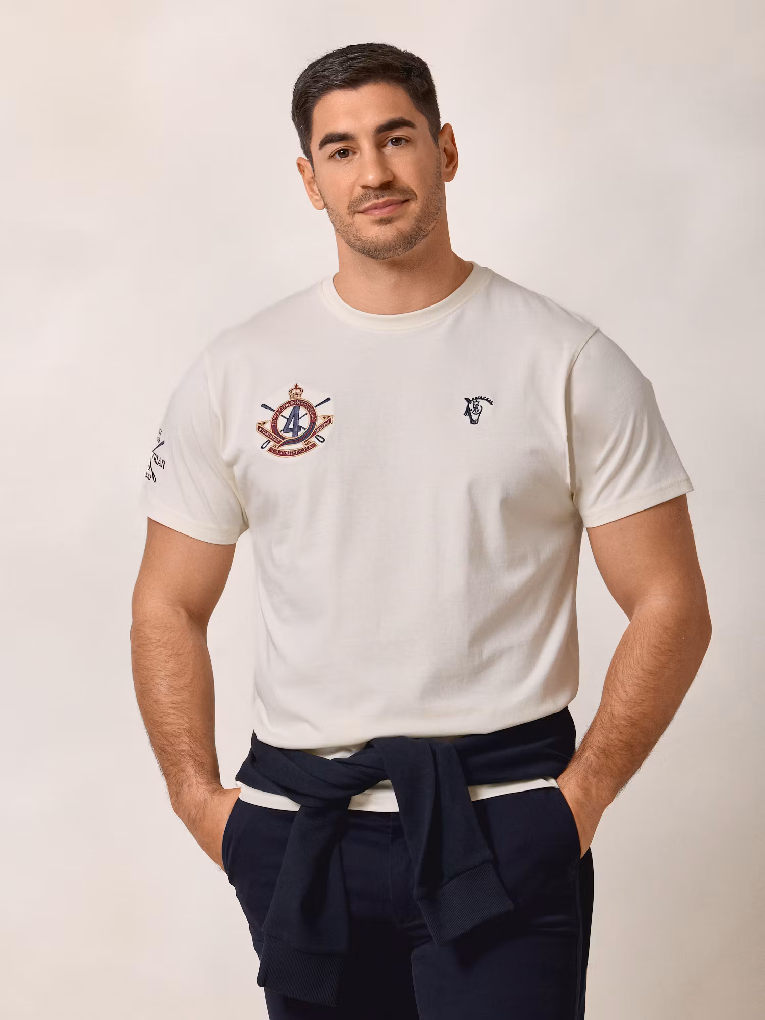 T-shirt Brasão Squad | Cru