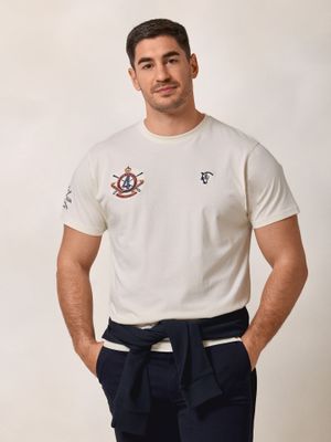 Squad Crest T-shirt | Ecru