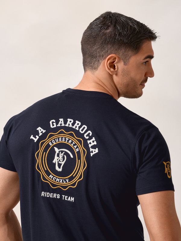 T-shirt Riders Team | Azul Marinho