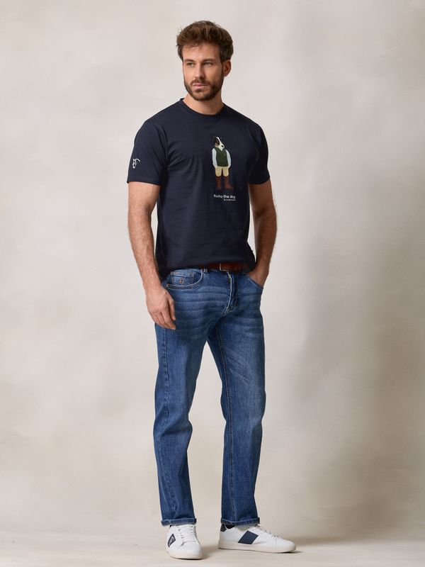 T-shirt Rocho | Azul Marinho