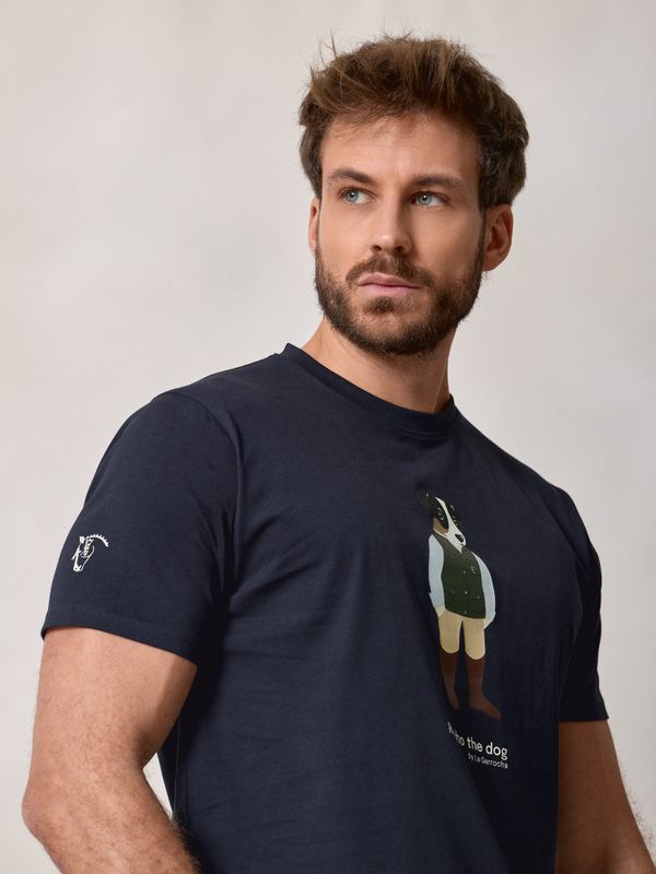T-shirt Rocho | Azul Marinho