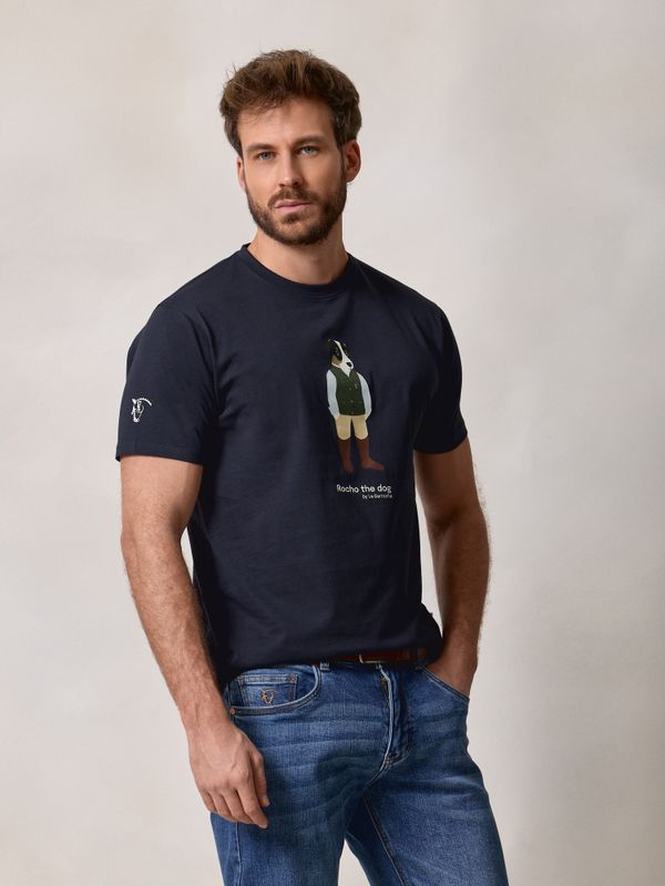 T-shirt Rocho | Azul Marinho