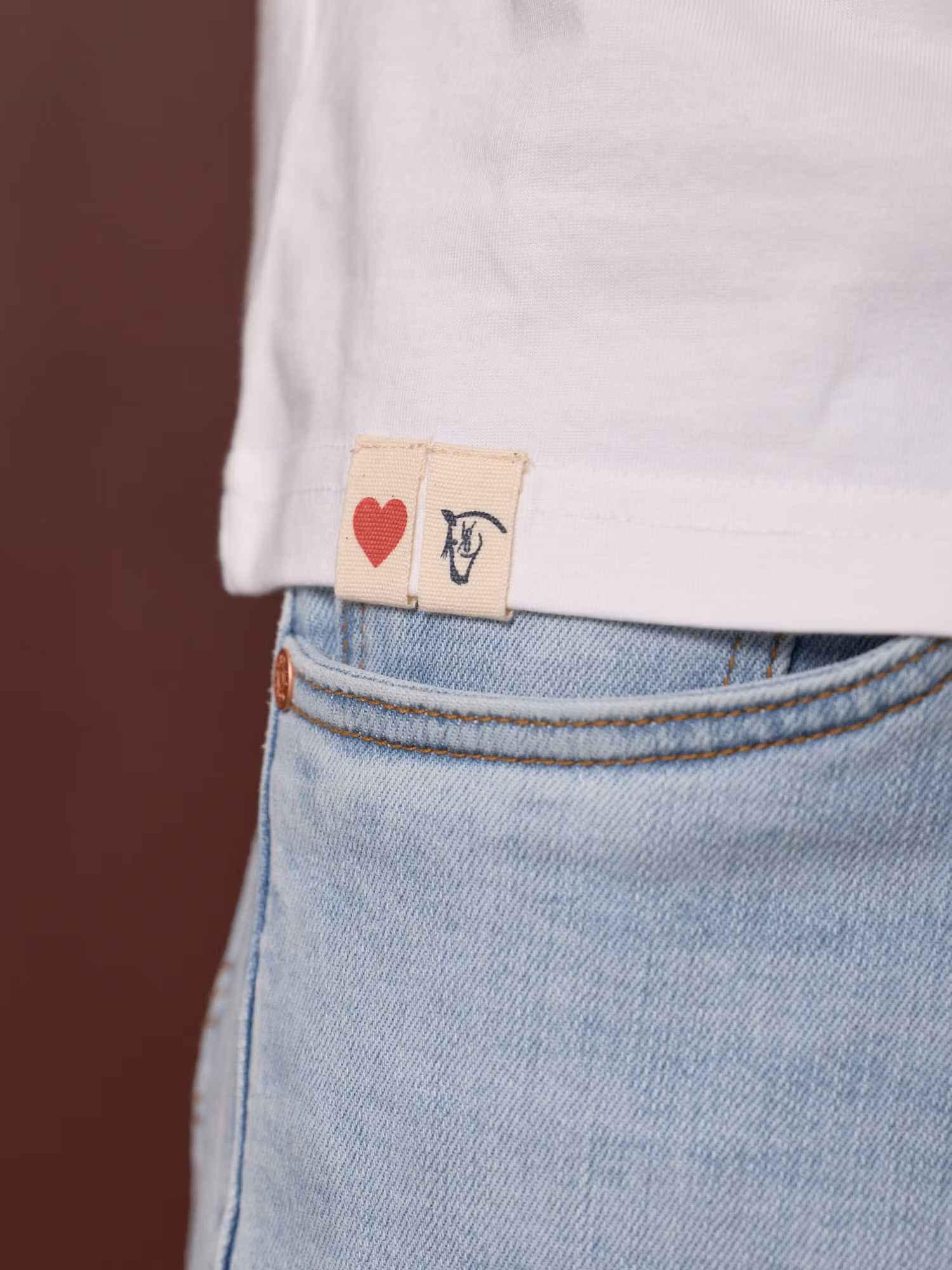 T-shirt Horse Love | Blanc