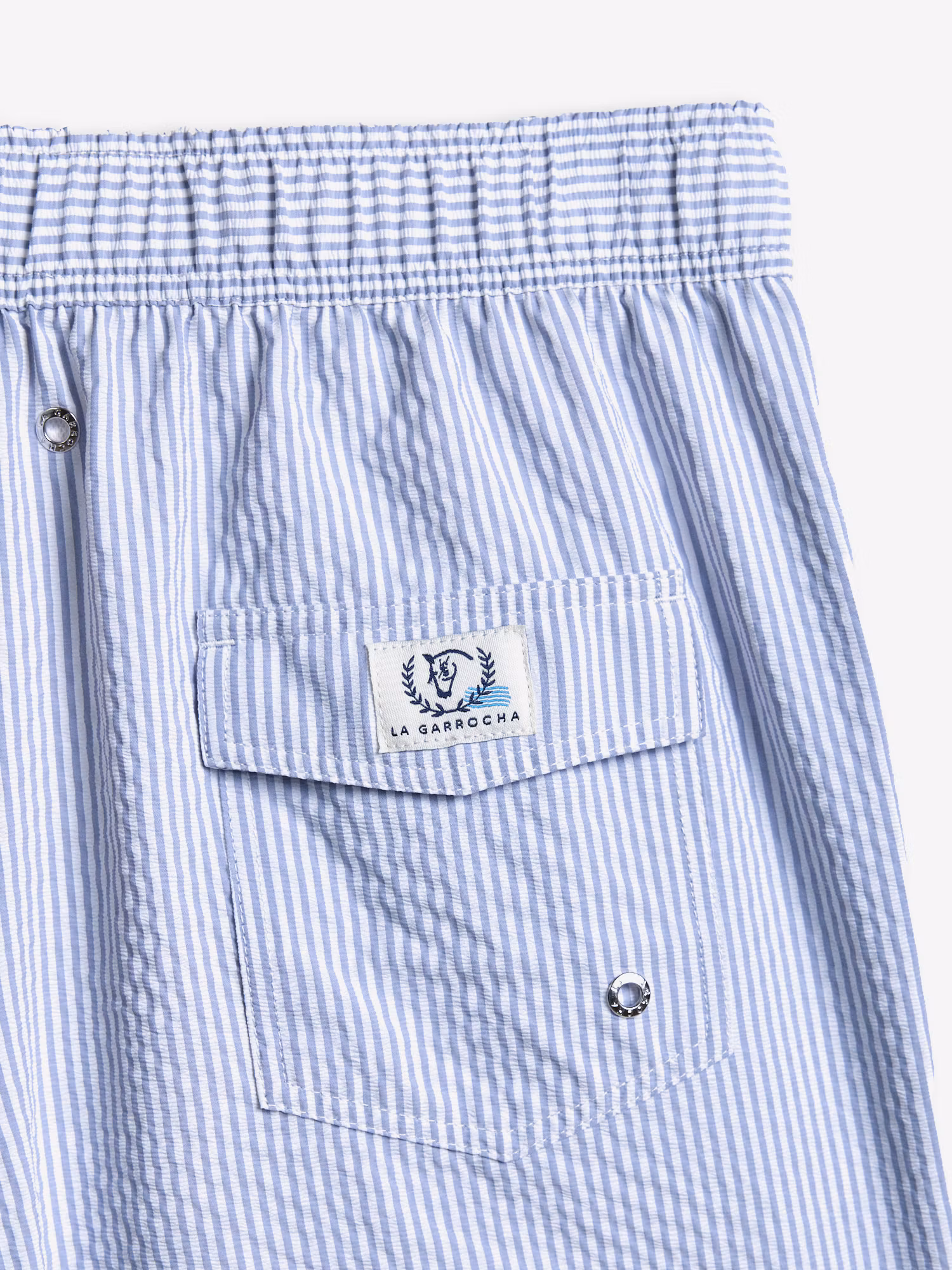 Bañador Rayas Seersucker | Marino