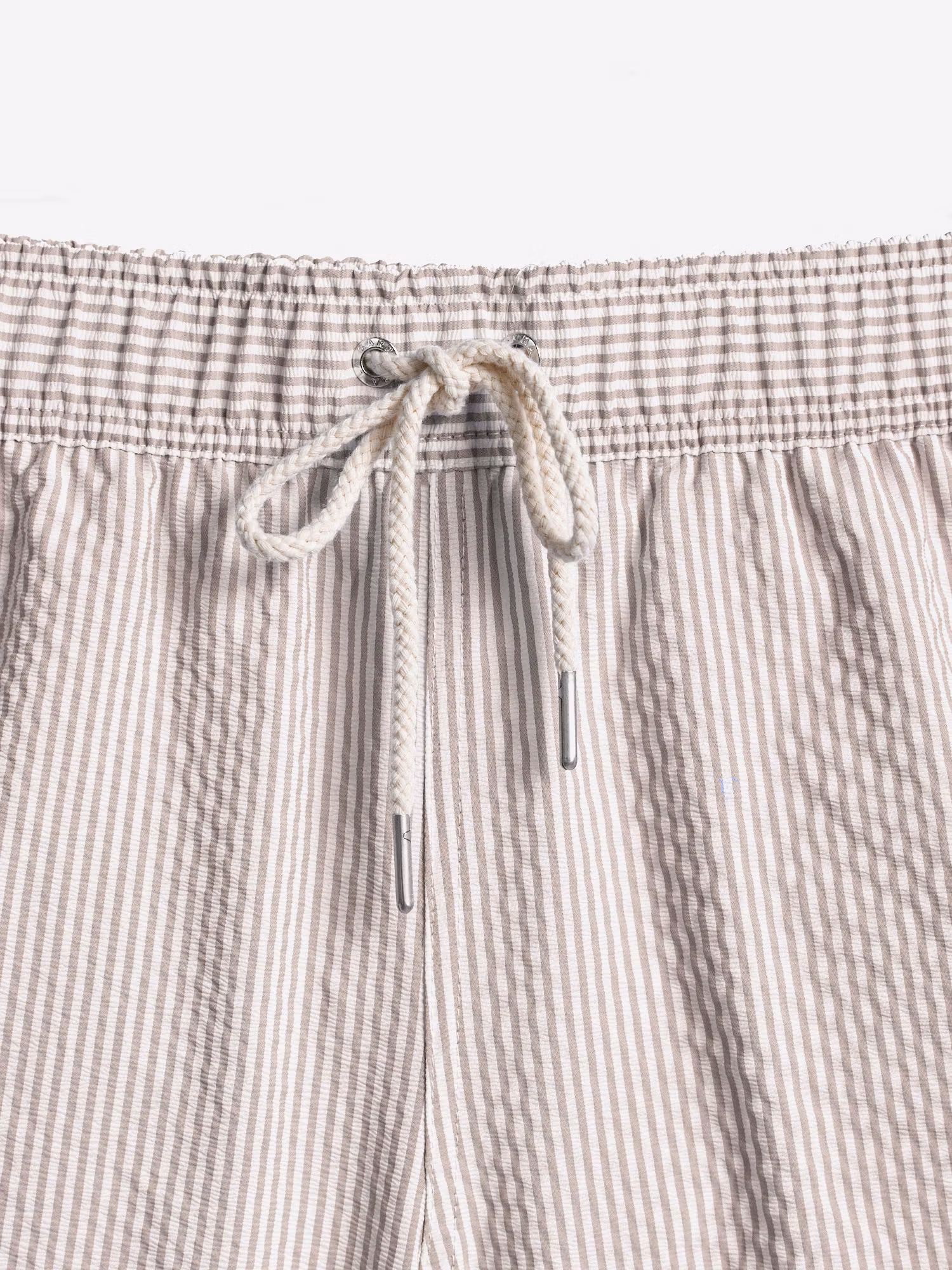 Maillot de bain à Rayures en Seersucker | Camel