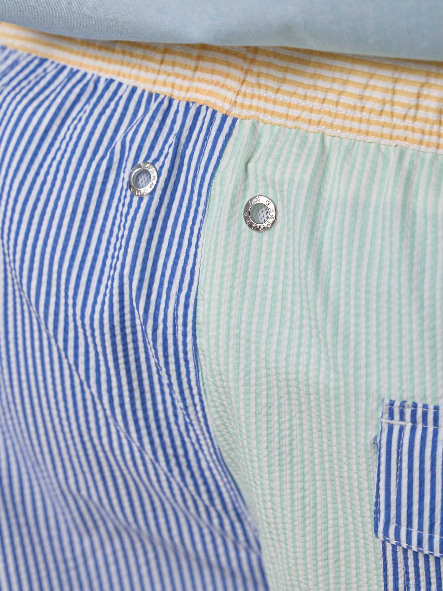 Maillot de bain à Rayures Multicolore en Seersucker