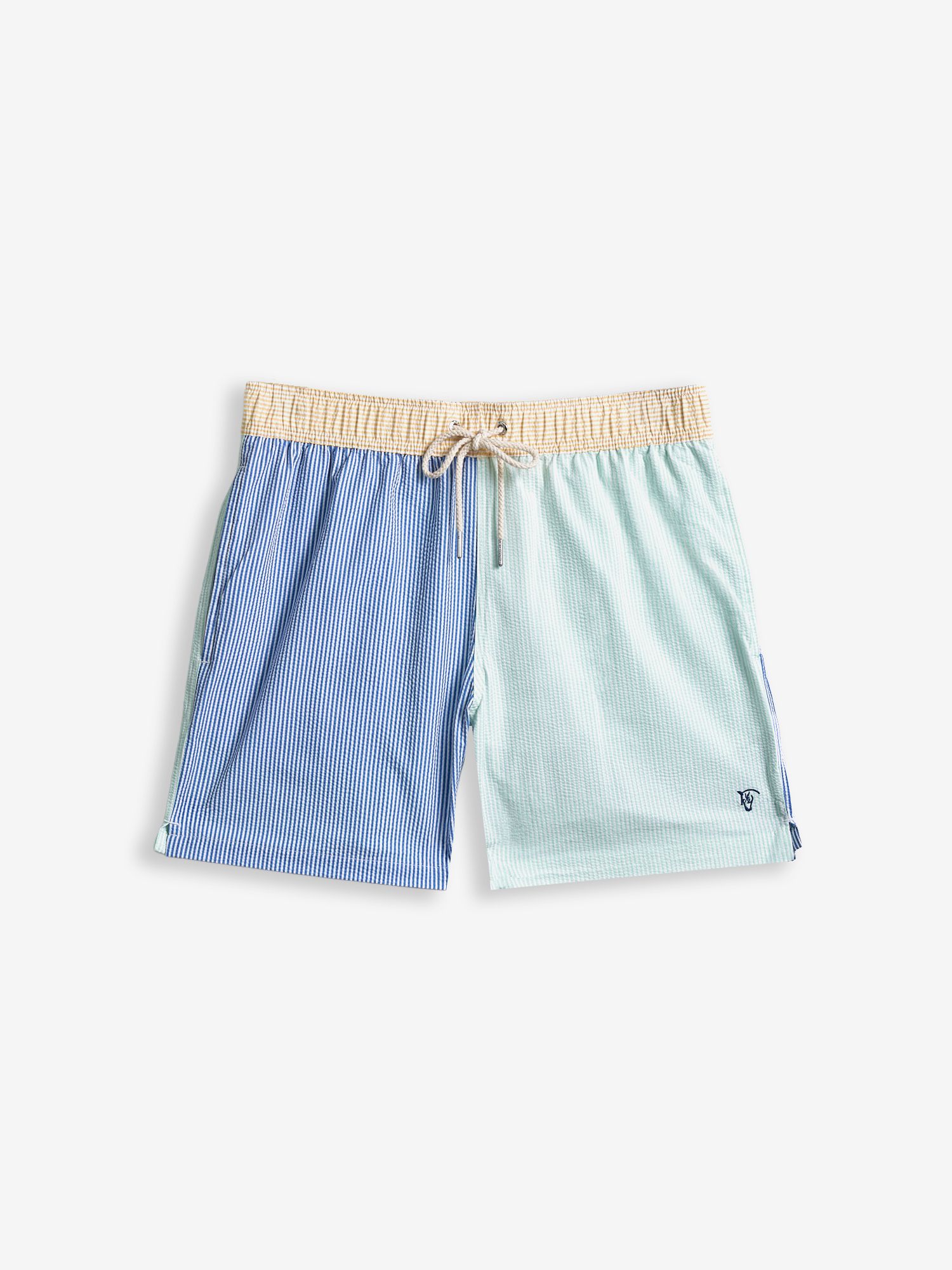 Maillot de bain à Rayures Multicolore en Seersucker