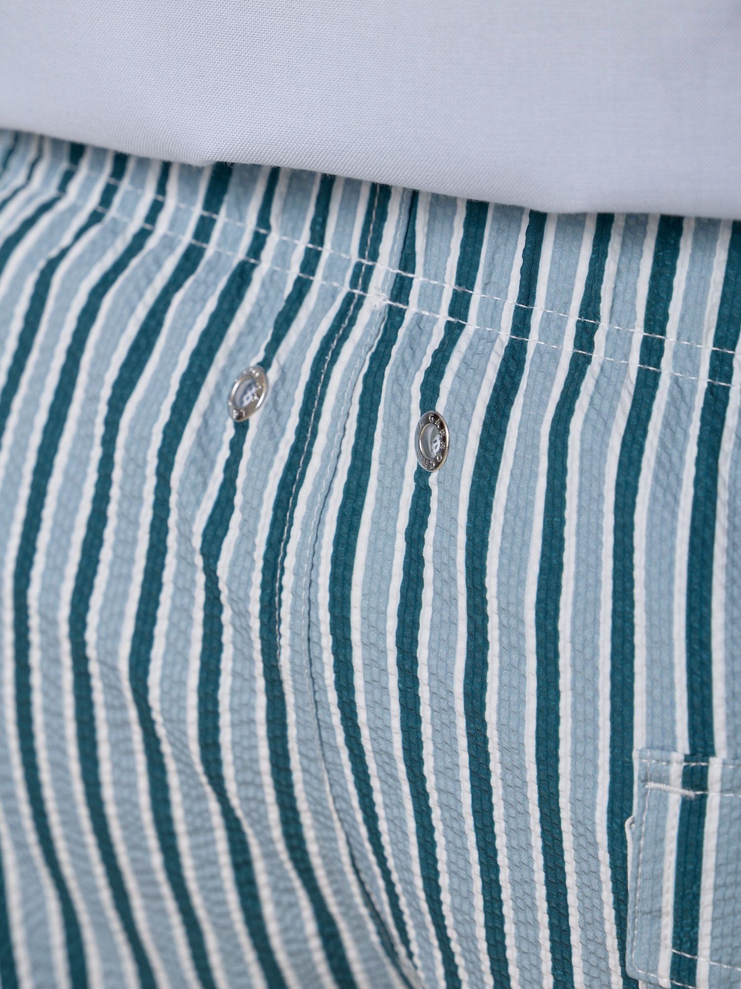 Calção de banho Listrado | Verde Egeu