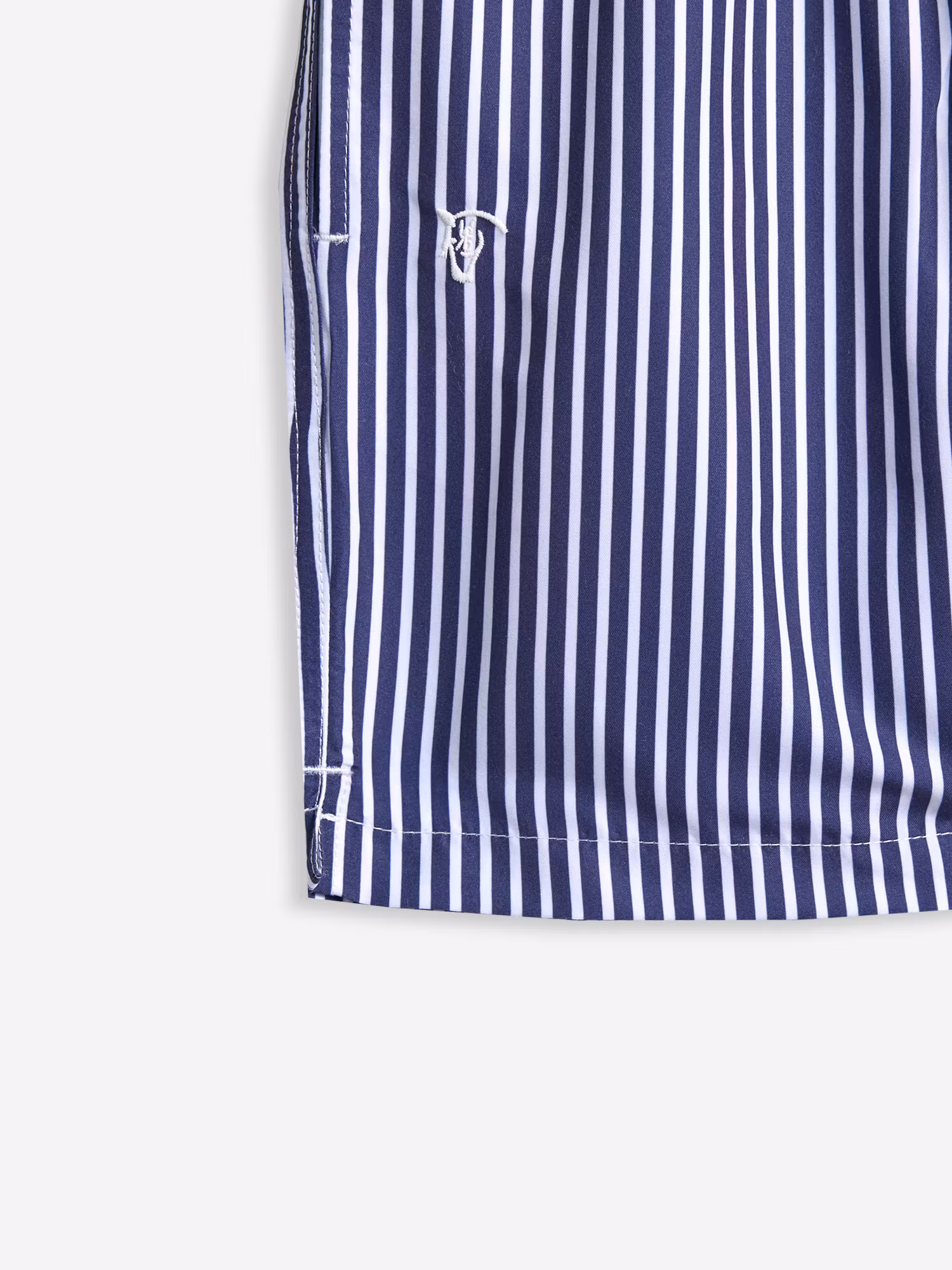Bañador Rayas Bolsillo Contraste | Marino