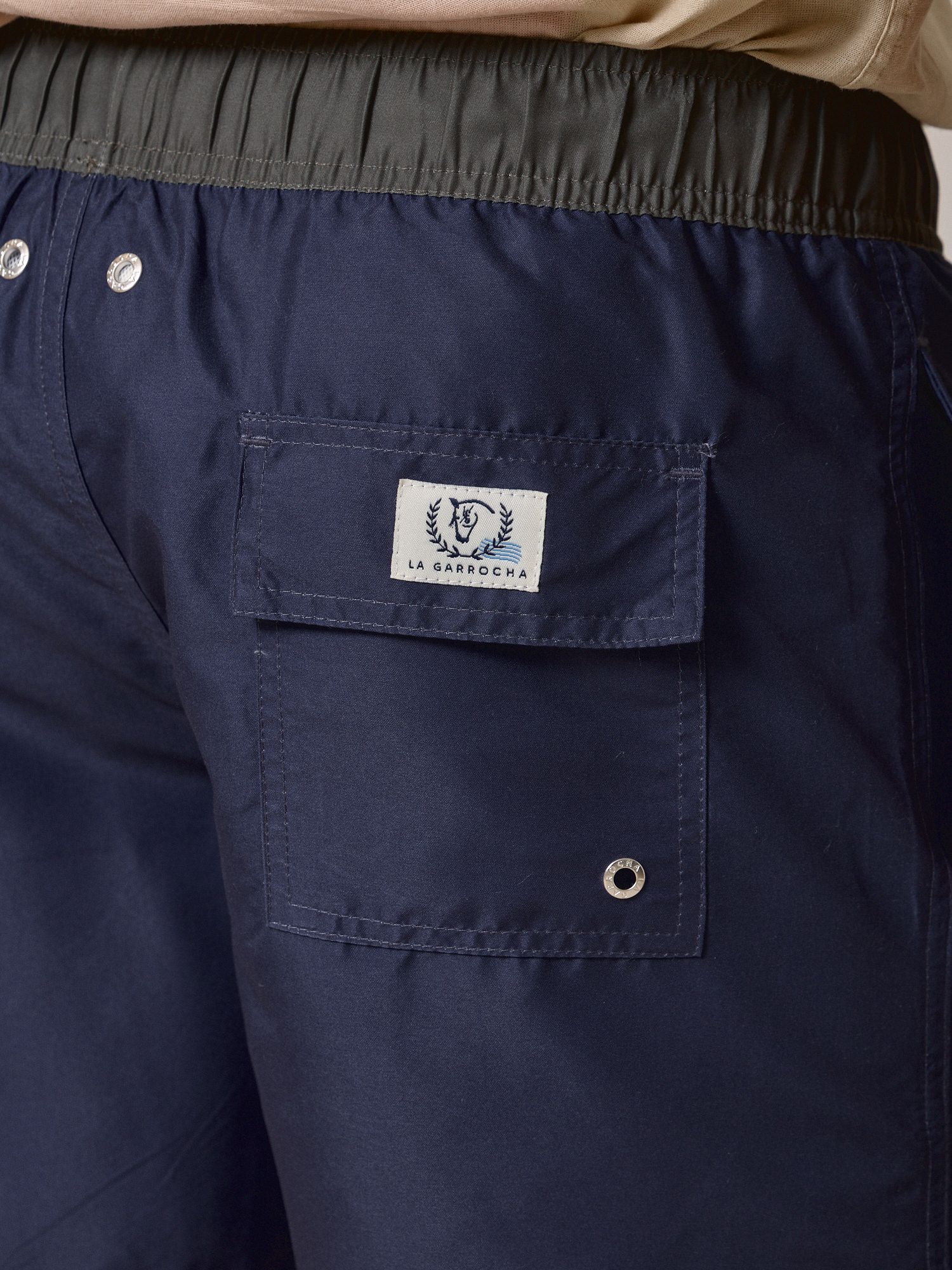 Calção de banho Liso | Azul Marinho