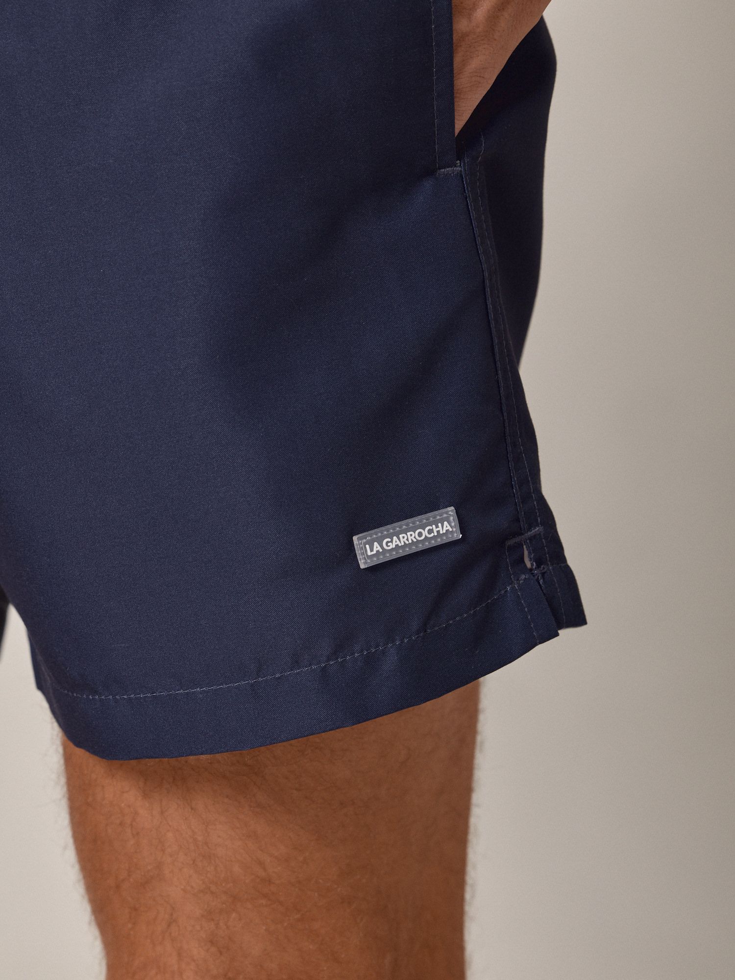 Calção de banho Liso | Azul Marinho