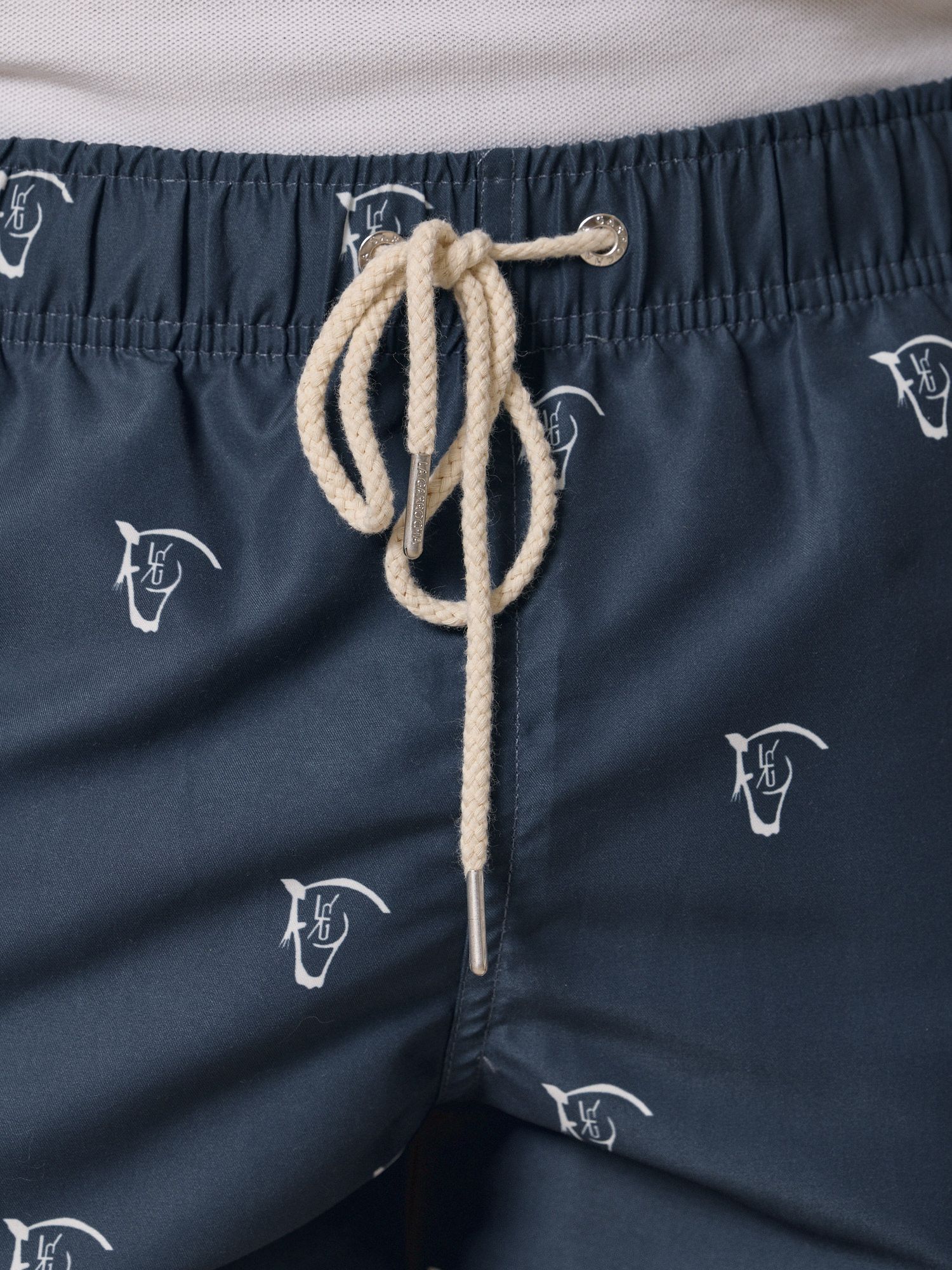 Calção de banho de cavalos | Azul Lago