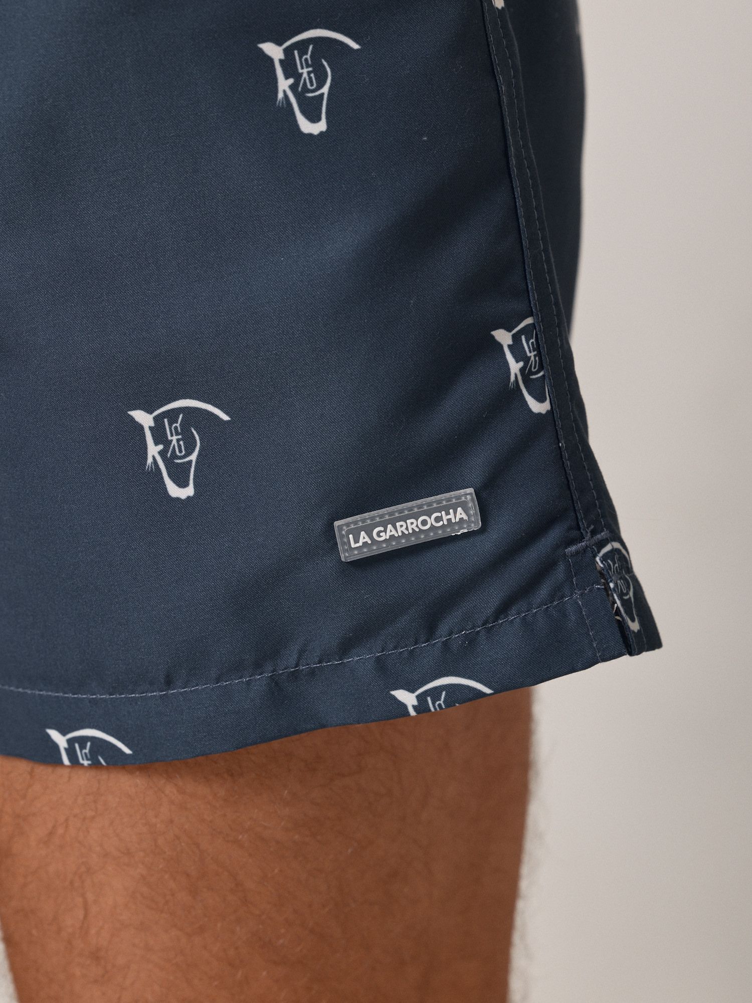 Calção de banho de cavalos | Azul Lago