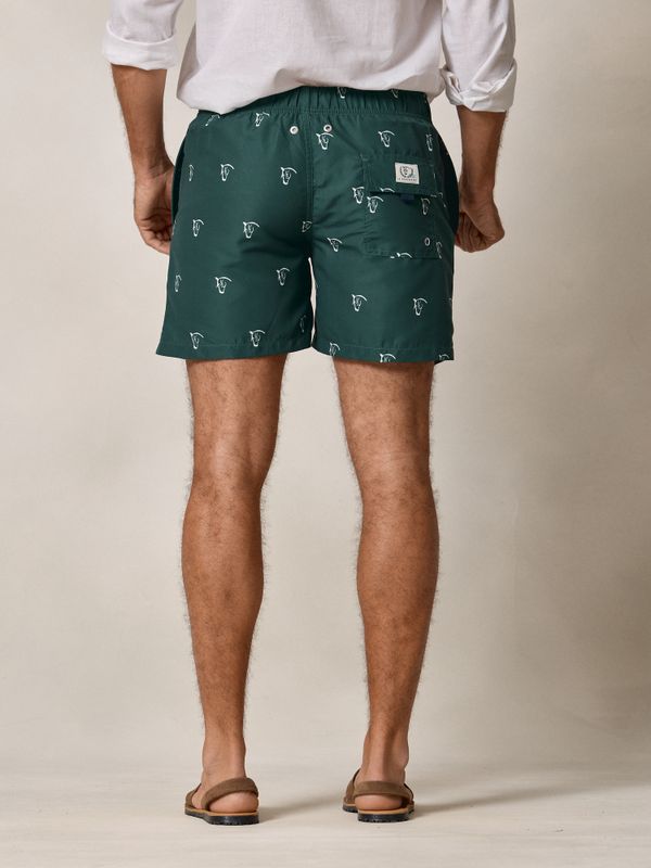 Horses Swimsuit | Aegean Green