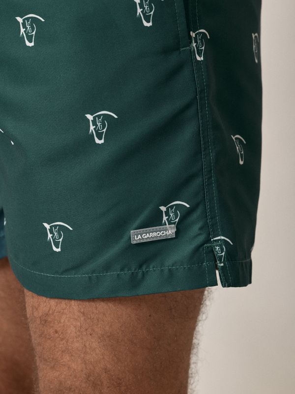 Horses Swimsuit | Aegean Green