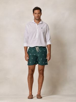 Horses Swimsuit | Aegean Green