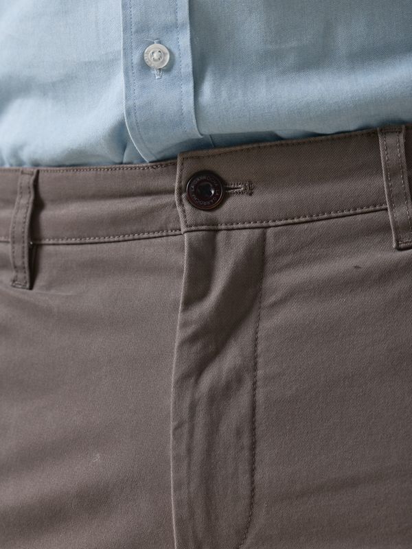 Cotton cargo trousers | Toasted Brown