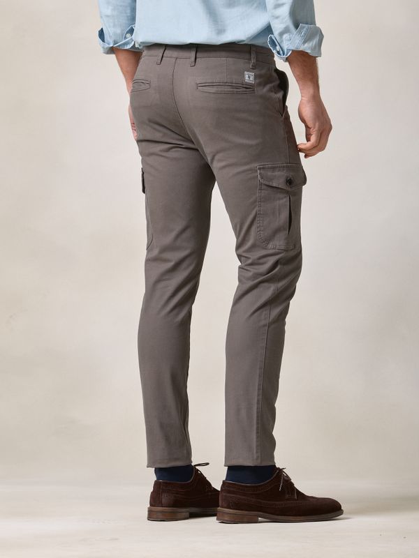 Cotton cargo trousers | Toasted Brown