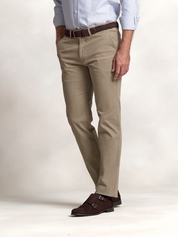 Regular Chinos | Camel