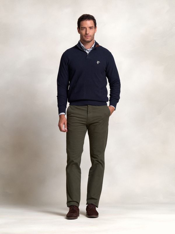 Regular Chinos | Green