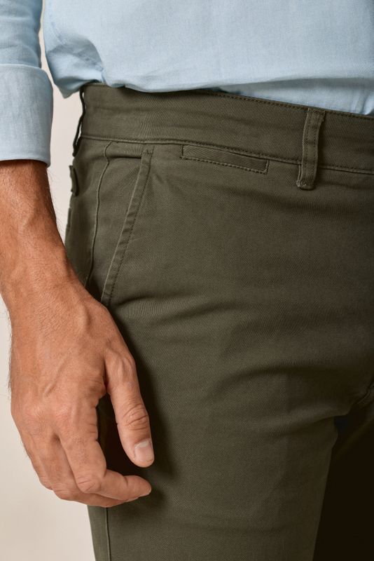 Regular Chinos | Green