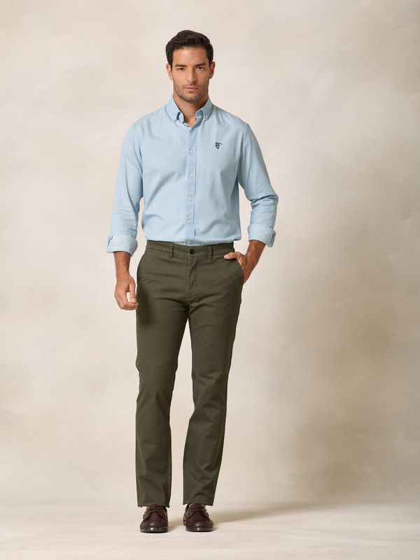 Regular Chinos | Green