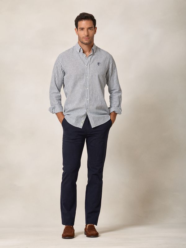 Regular Chinos | Navy Blue