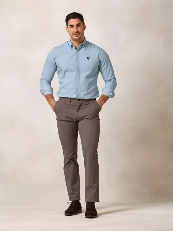 Regular Chinos | Toasted Brown