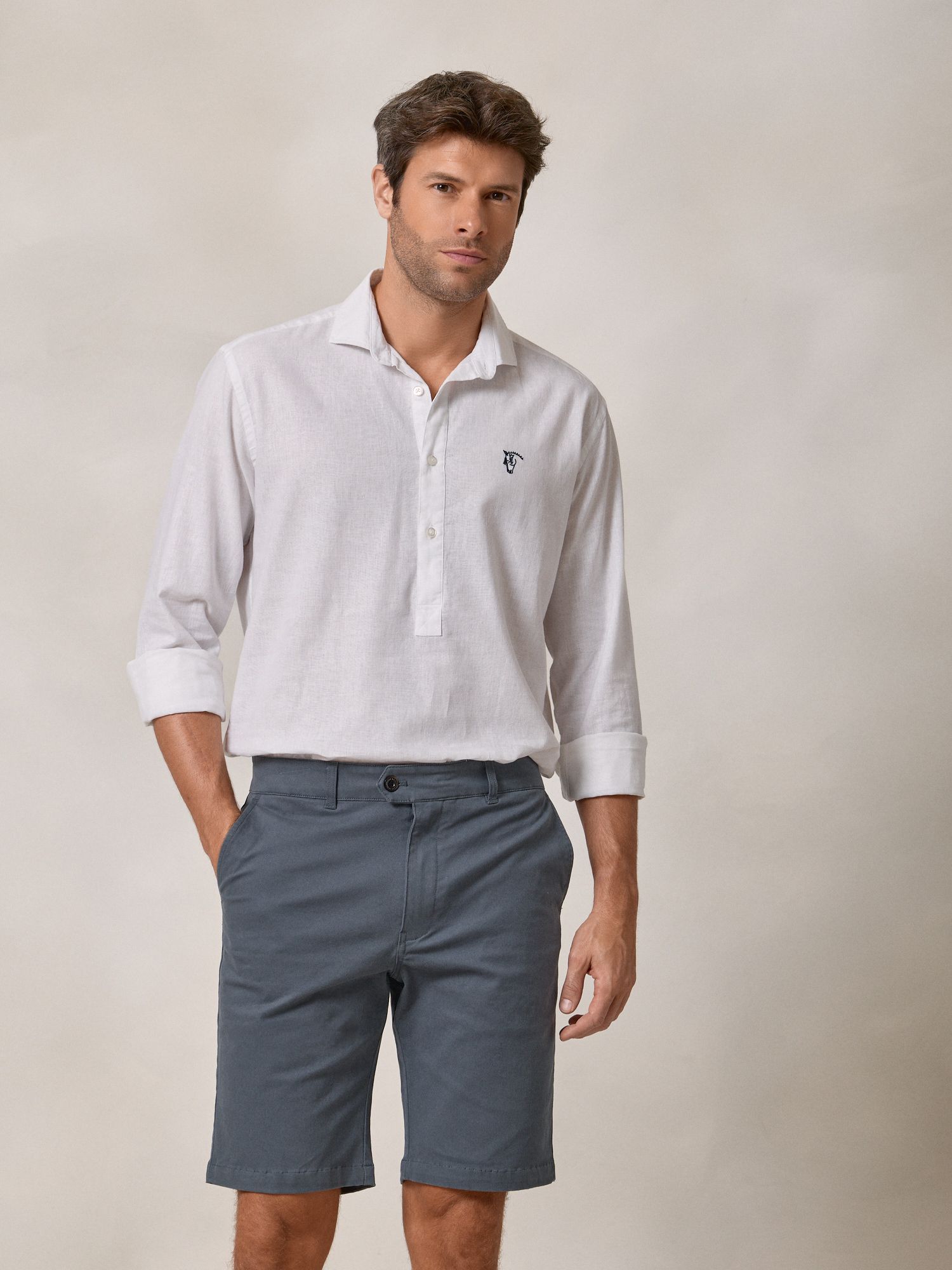 Chino Bermuda Short | Cobalt Blue