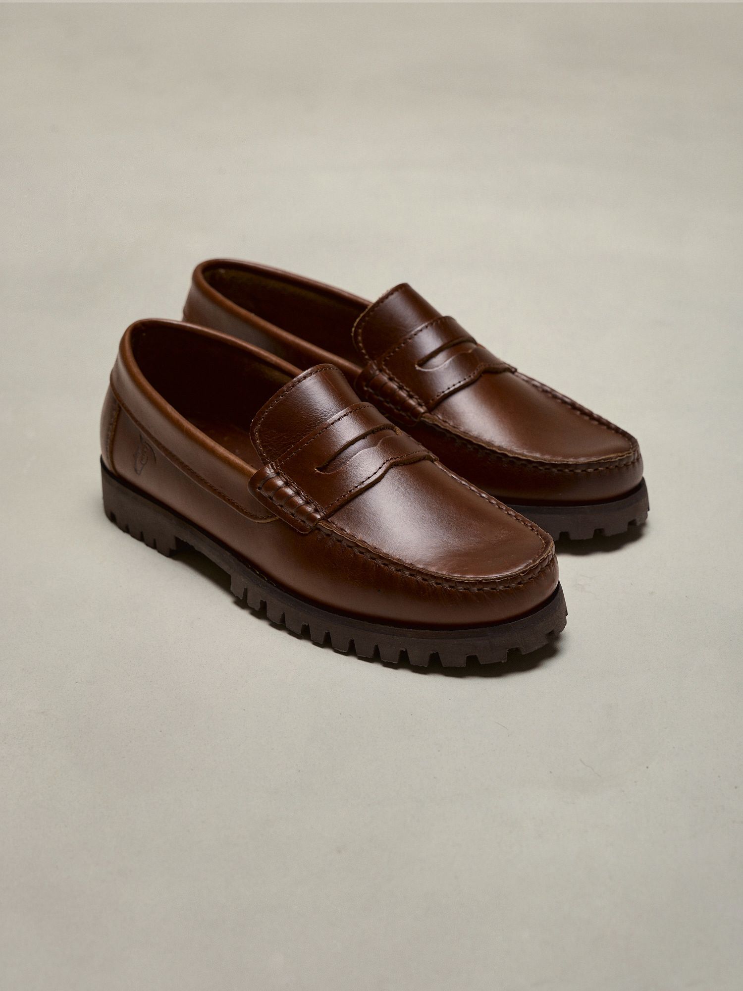 Track sole loafer