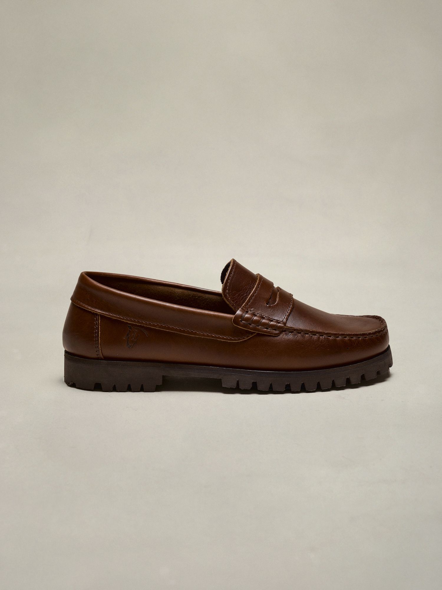 Track sole loafer
