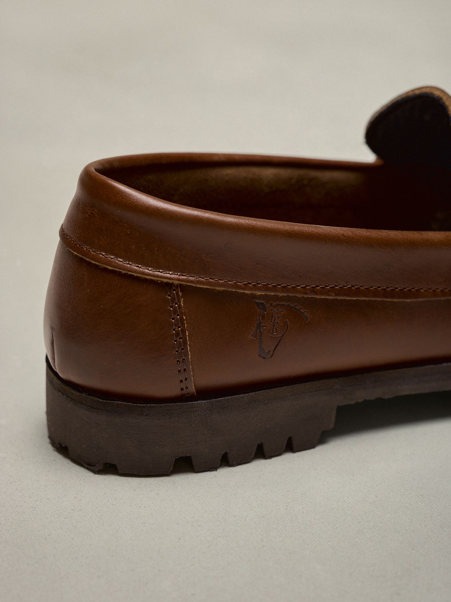 Track sole loafer