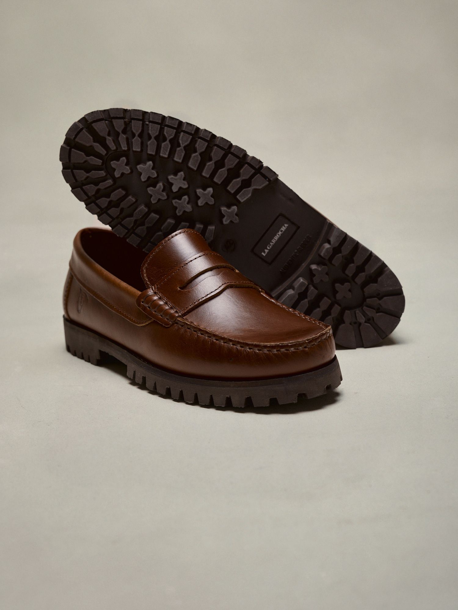 Track sole loafer