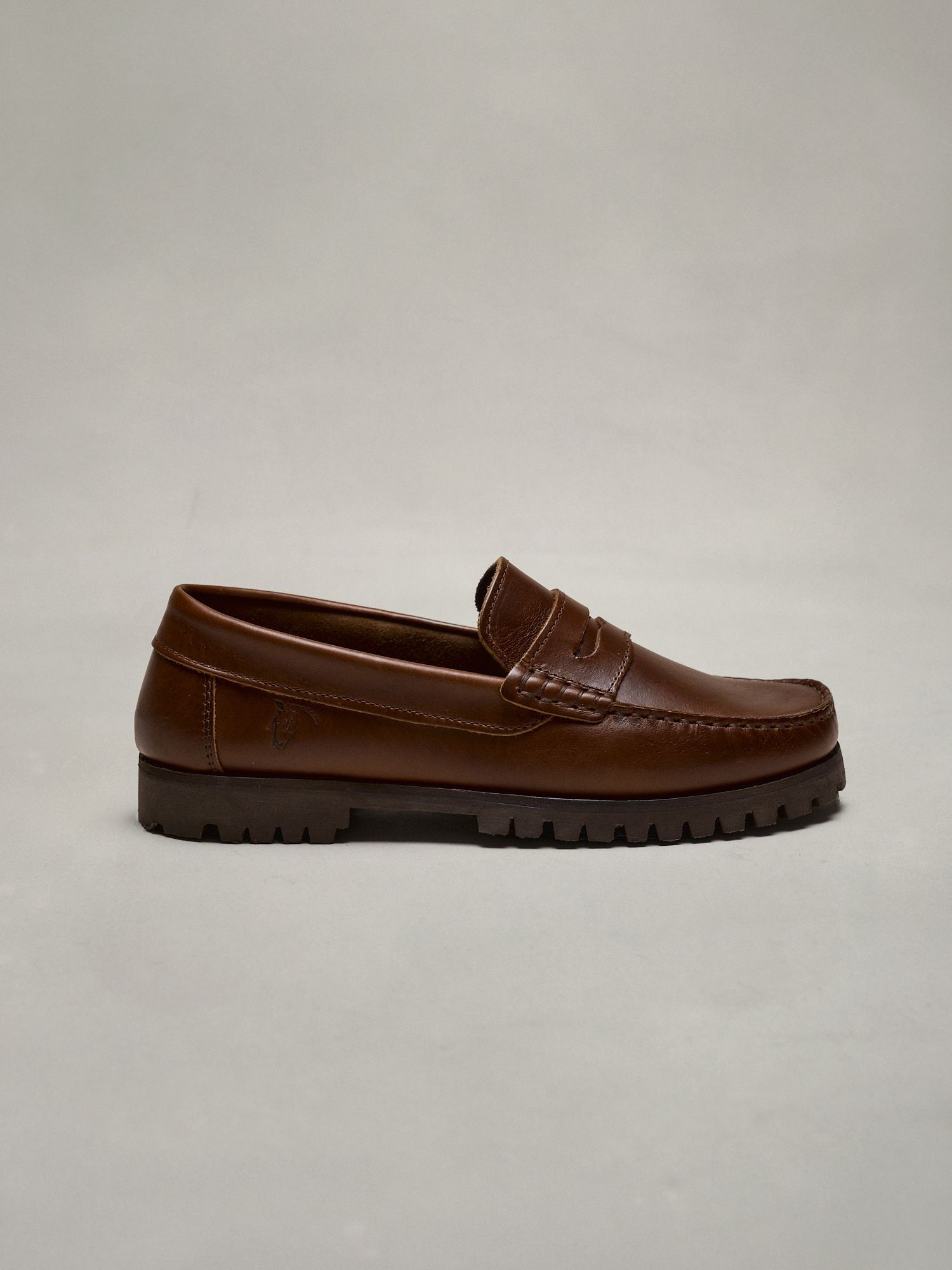 Track sole loafer
