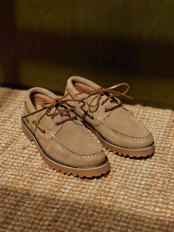 Caña Suede Shoe | Sand
