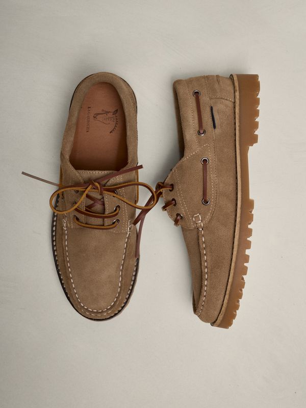 Caña Suede Shoe | Sand