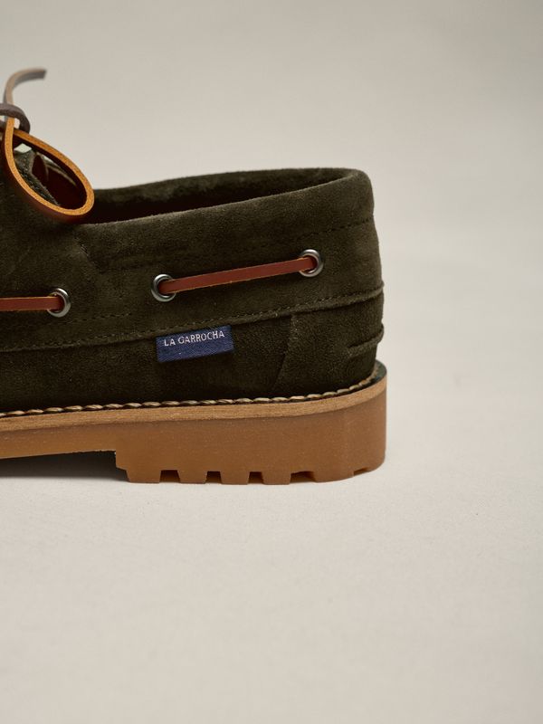 Suede Caña Shoe | Khaki