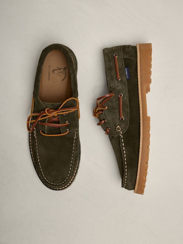 Suede Caña Shoe | Khaki