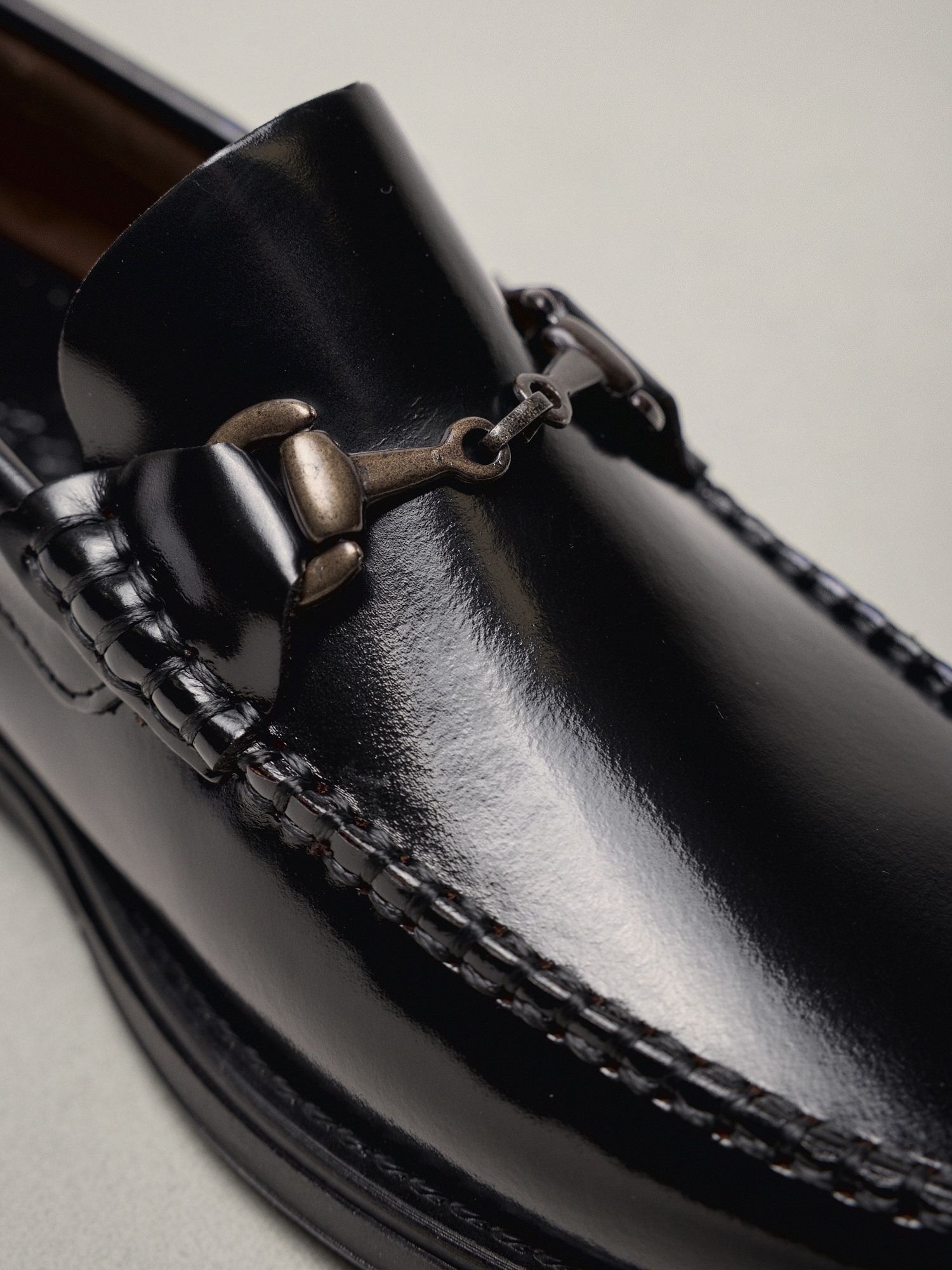 Mocassim penny com fivela | Preto