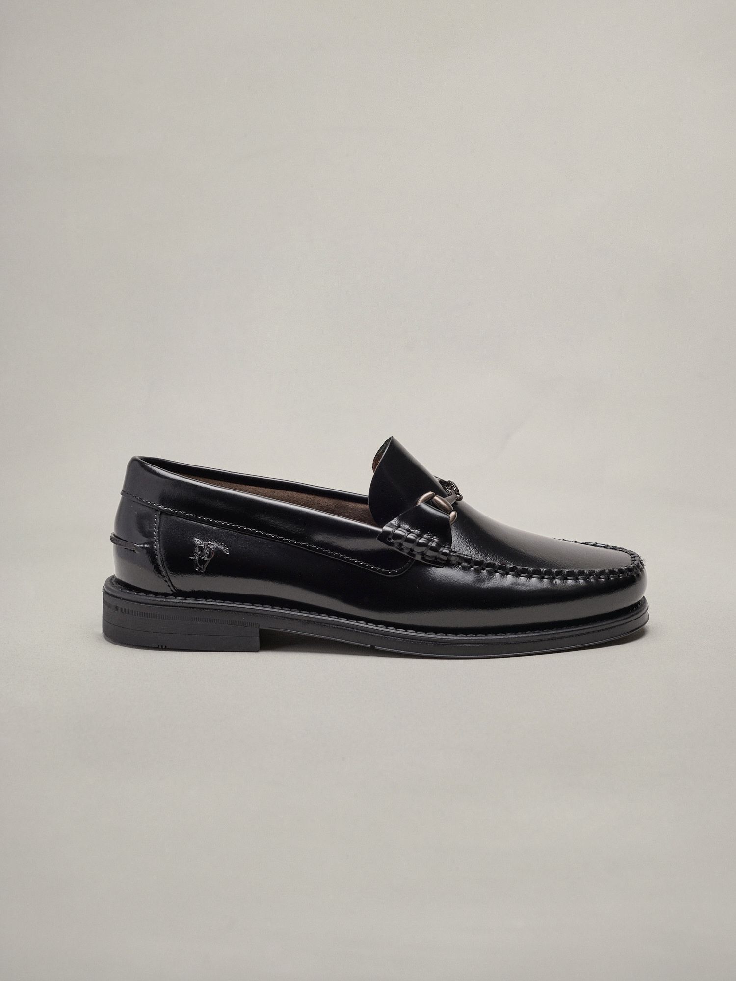 Mocassim penny com fivela | Preto