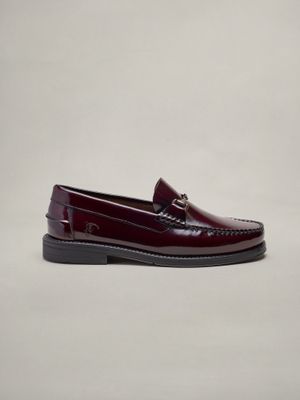 Mocassin penny à boucle | Bordeaux