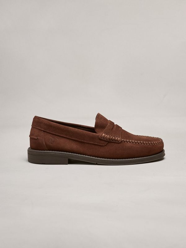 Suede Loafer | Tobacco