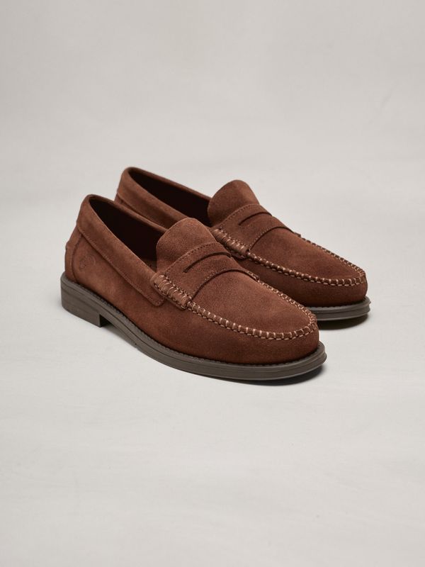Suede Loafer | Tobacco