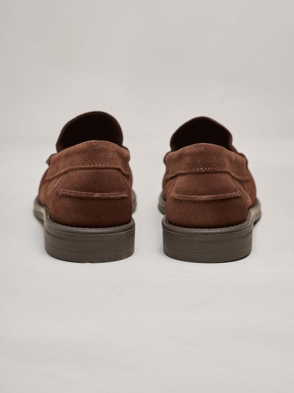 Suede Loafer | Tobacco