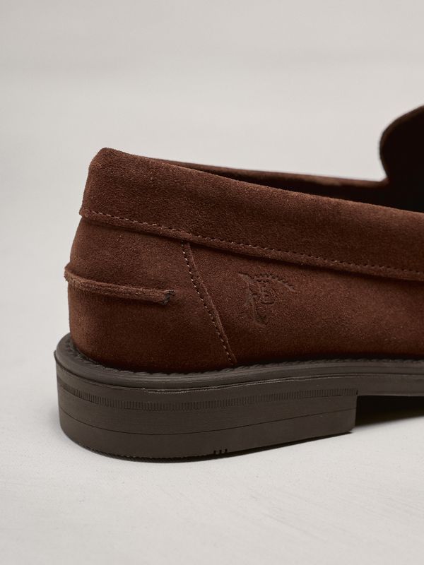 Suede Loafer | Tobacco