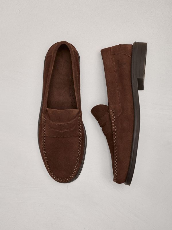 Suede Loafer | Tobacco