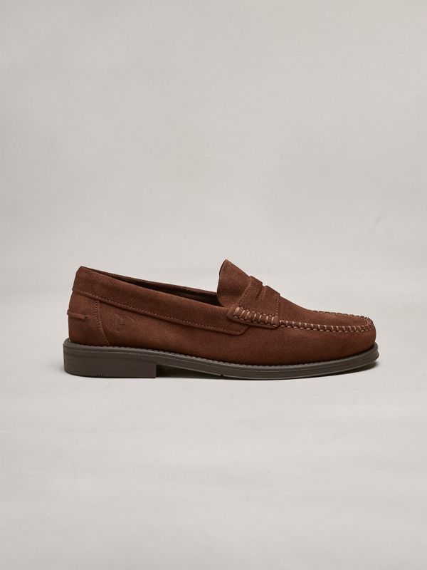 Suede Loafer | Tobacco