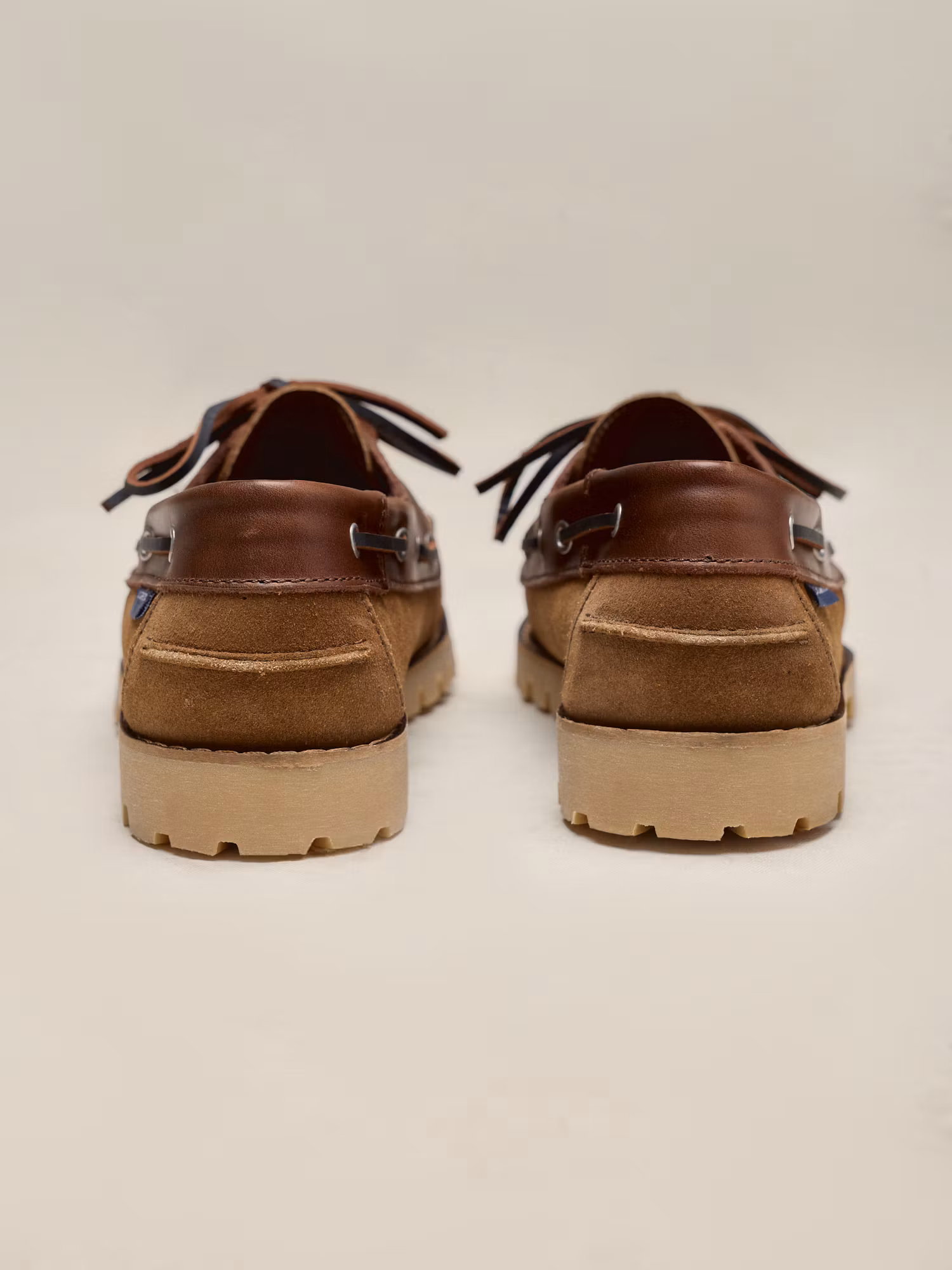 Zapato Náutico Combinado | Camel