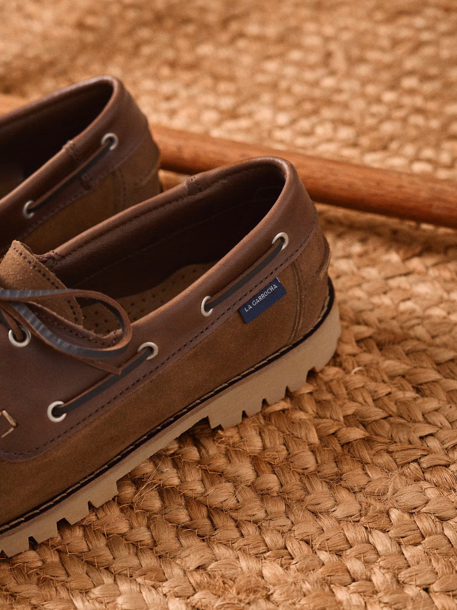 Zapato Náutico Combinado | Camel