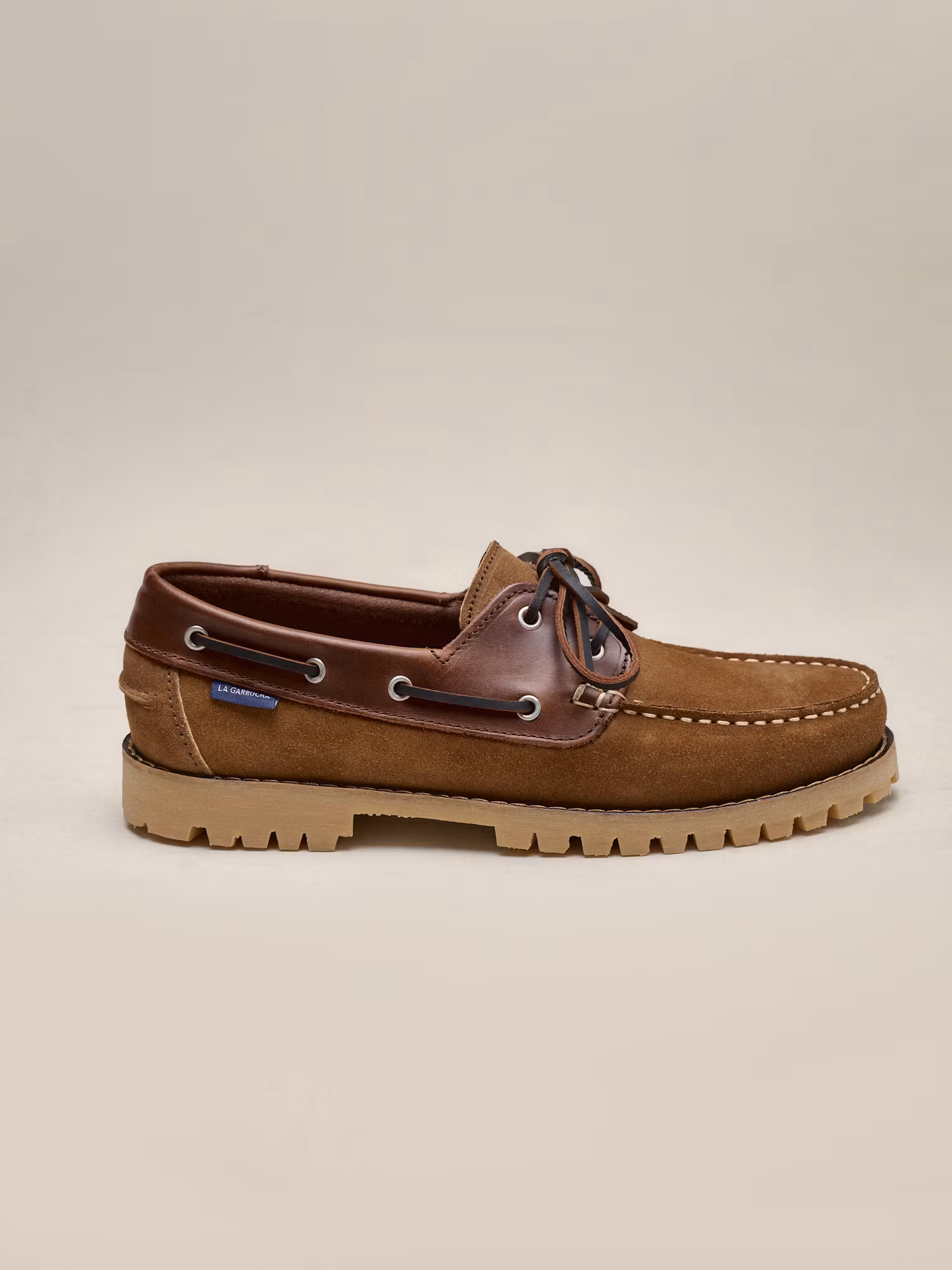 Zapato Náutico Combinado | Camel